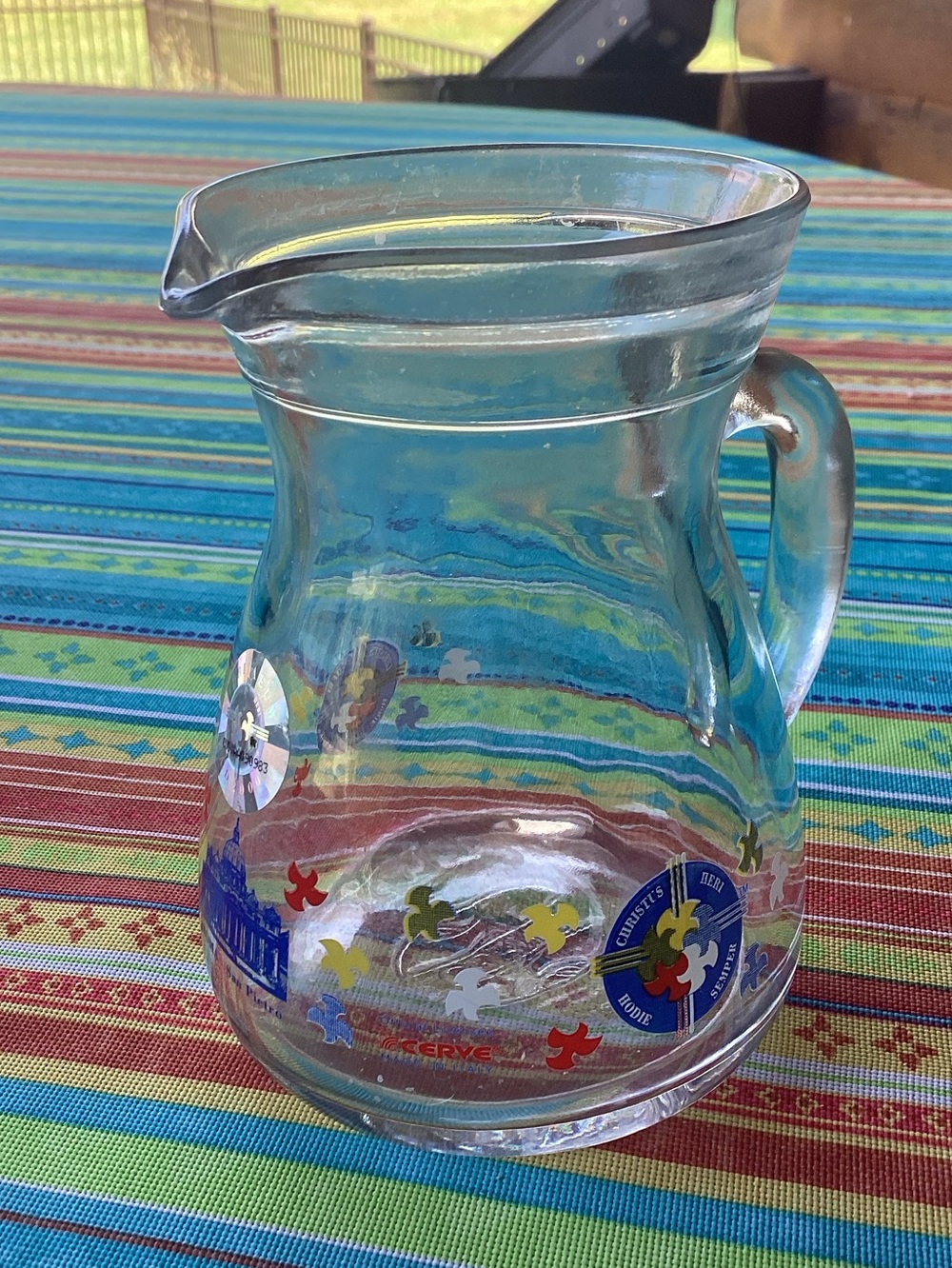 Cerve Magnum Iubilaeum Commemorative Pitcher - vintage